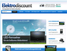 Tablet Screenshot of elektrodiscount.org